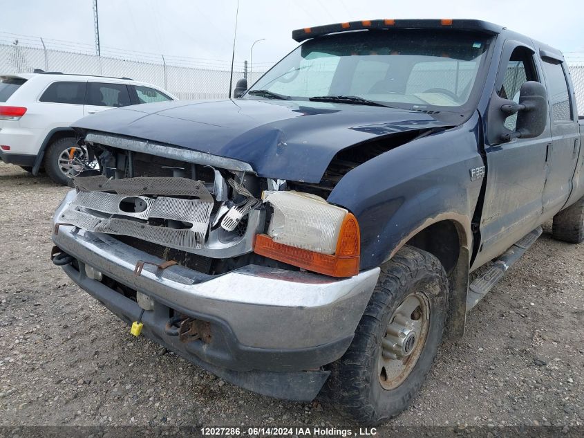 2001 Ford Super Duty F-350 Srw VIN: 1FTSW31F21ED31601 Lot: 12027286