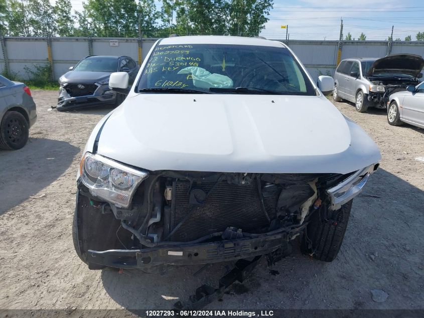 2013 Dodge Durango Crew VIN: 1C4SDHDT0DC530148 Lot: 12027293