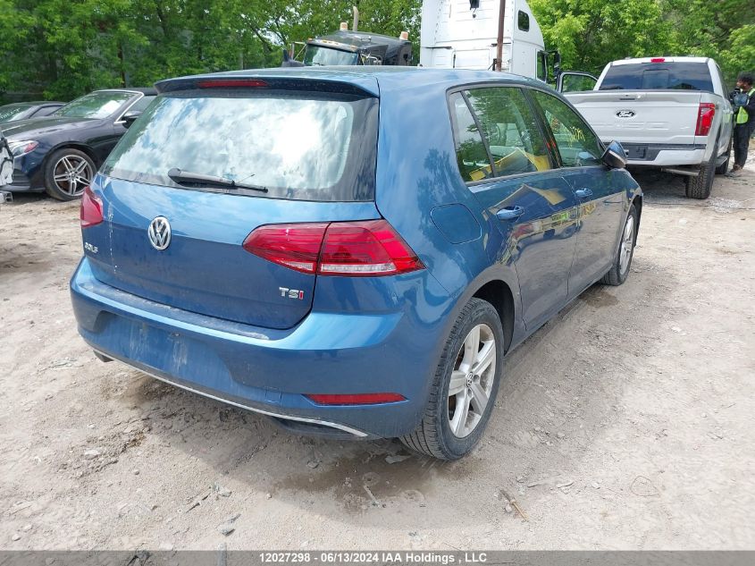 2018 Volkswagen Golf VIN: 3VWG17AU1JM287575 Lot: 12027298