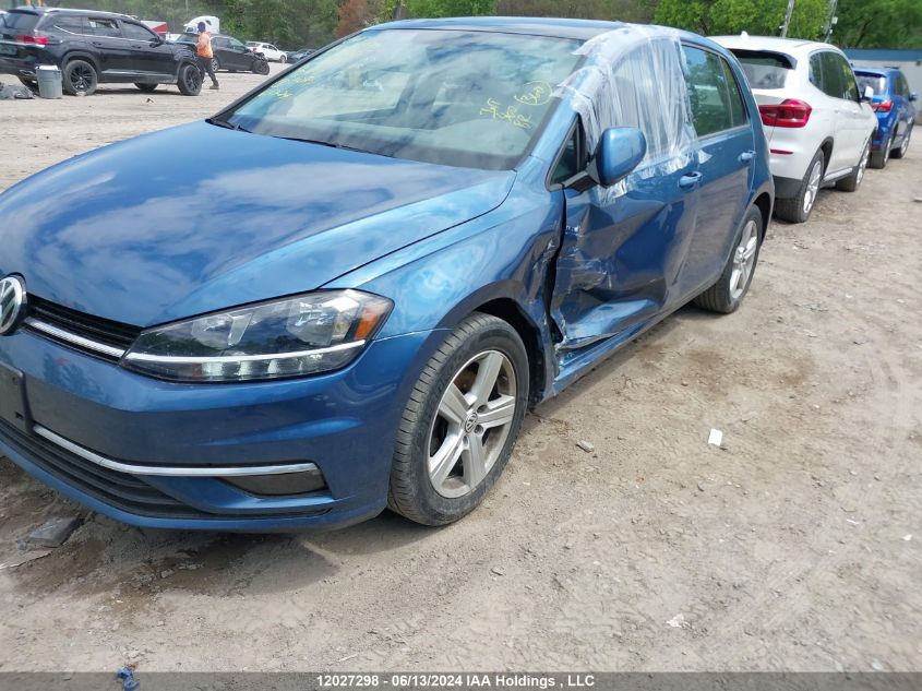 2018 Volkswagen Golf VIN: 3VWG17AU1JM287575 Lot: 12027298