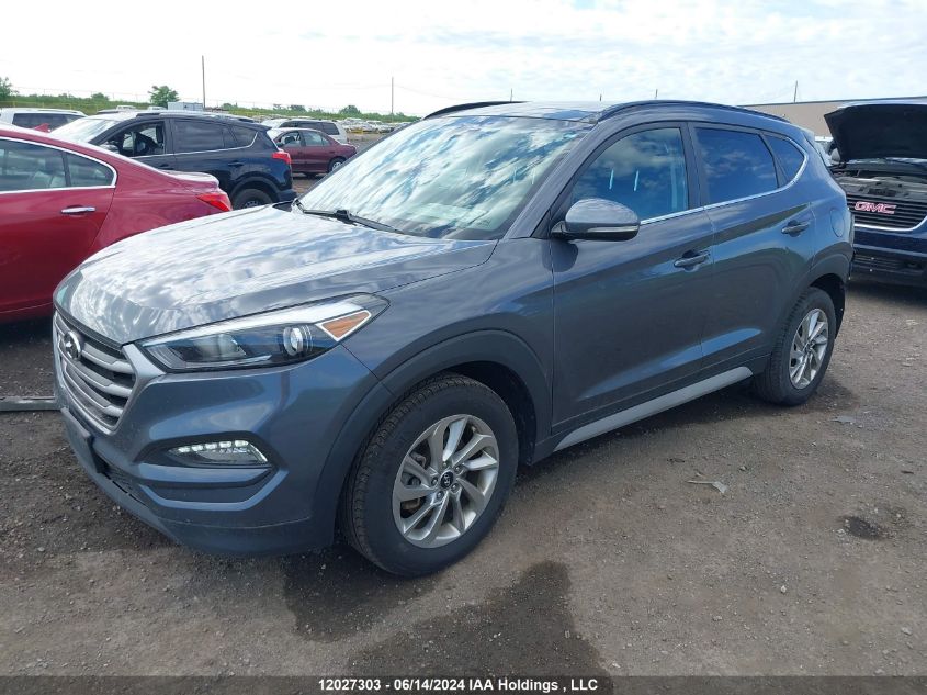 2017 Hyundai Tucson Luxury VIN: KM8J3CA41HU572693 Lot: 12027303