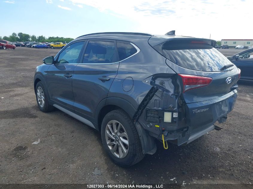 2017 Hyundai Tucson Luxury VIN: KM8J3CA41HU572693 Lot: 12027303