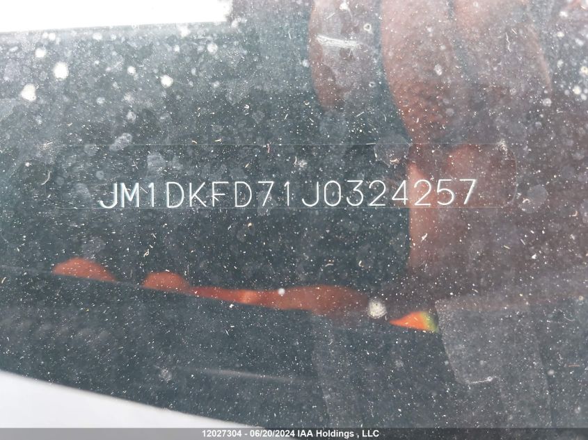 2018 Mazda Cx-3 VIN: JM1DKFD71J0324257 Lot: 12027304