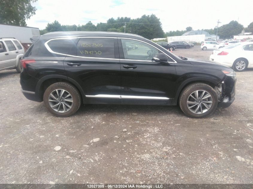 2020 Hyundai Santa Fe Sel/Sel Plus VIN: 5NMS3CAD4LH219230 Lot: 12027305