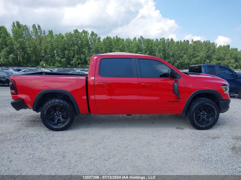 2022 Ram 1500 Rebel VIN: 1C6SRFLT5NN161100 Lot: 12027306