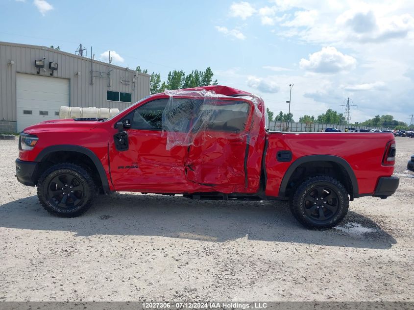 2022 Ram 1500 Rebel VIN: 1C6SRFLT5NN161100 Lot: 12027306