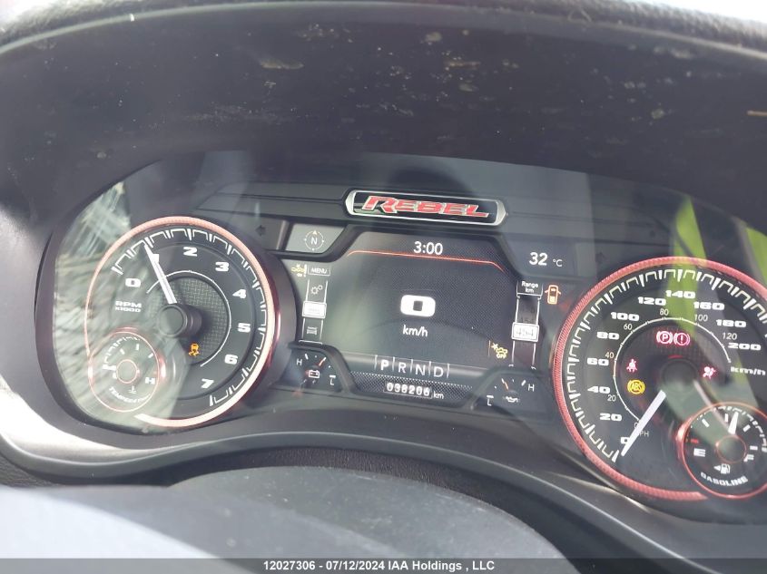 2022 Ram 1500 Rebel VIN: 1C6SRFLT5NN161100 Lot: 12027306