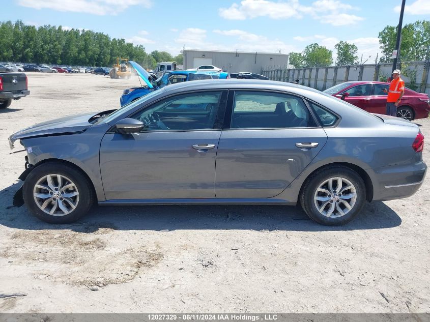 2018 Volkswagen Passat VIN: 1VWAA7A34JC024415 Lot: 12027329