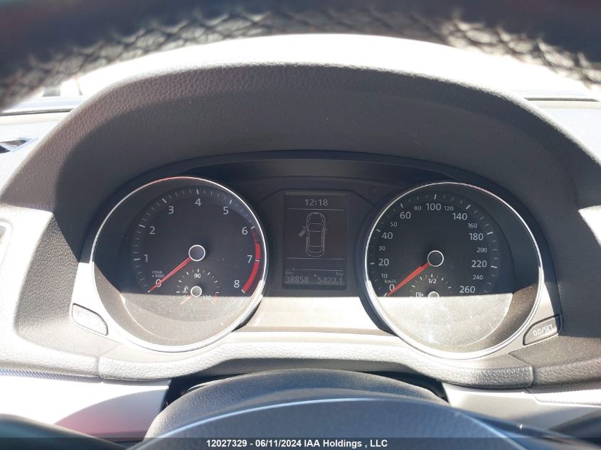 2018 Volkswagen Passat VIN: 1VWAA7A34JC024415 Lot: 12027329