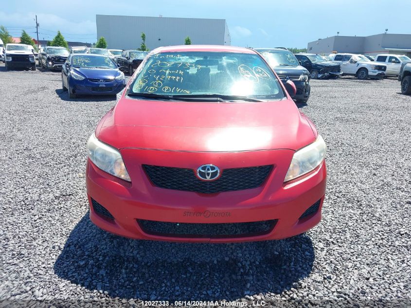 2010 Toyota Corolla VIN: 2T1BU4EE2AC429981 Lot: 12027333