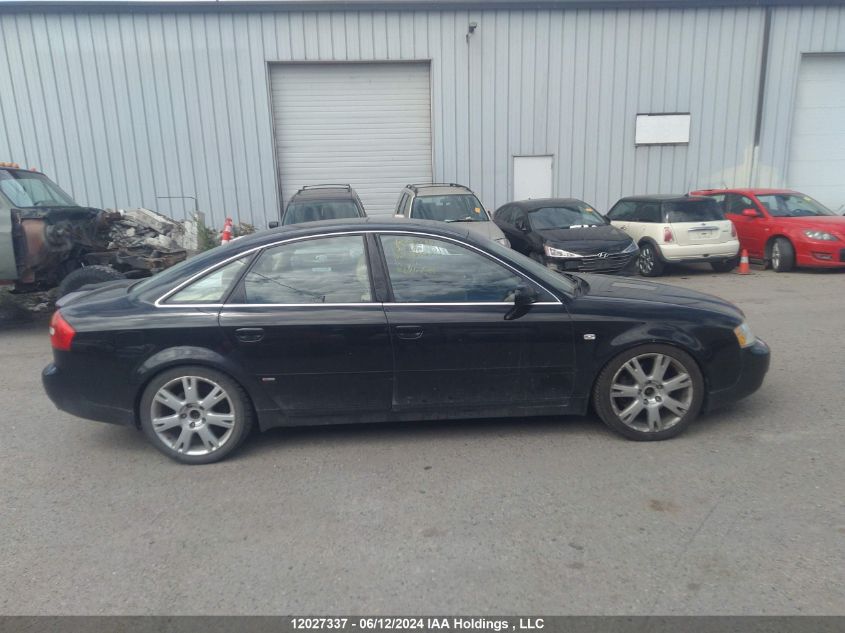 2004 Audi A6 VIN: WAUCD64B54N081907 Lot: 12027337