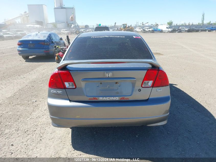 2004 Honda Civic Si Si VIN: 2HGES16834H927628 Lot: 12027339