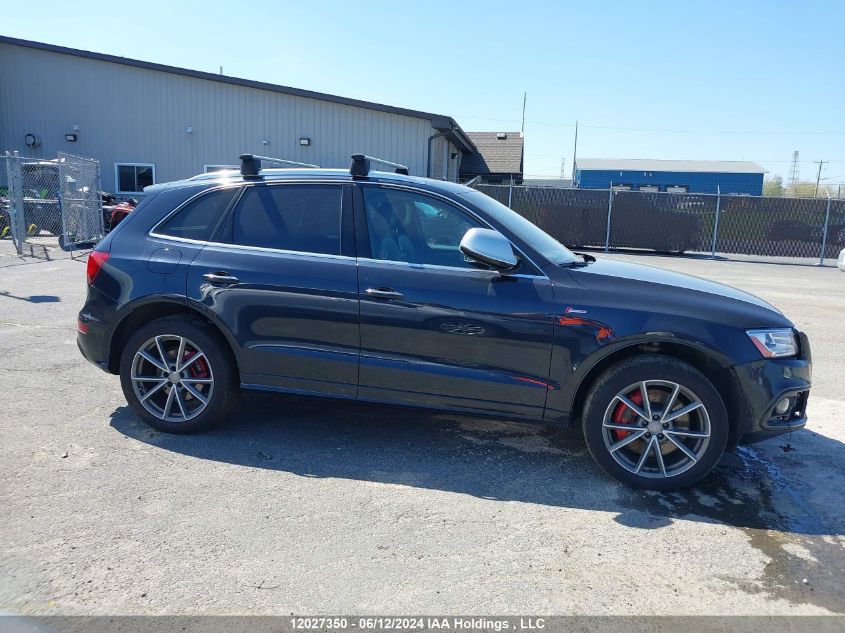 2017 Audi Sq5 VIN: WA1LCAFP5HA037608 Lot: 12027350