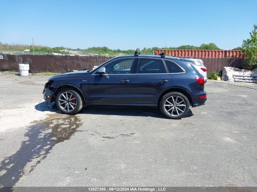 2017 Audi Sq5 VIN: WA1LCAFP5HA037608 Lot: 12027350