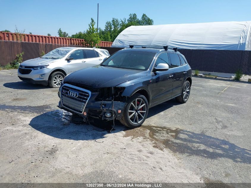 2017 Audi Sq5 VIN: WA1LCAFP5HA037608 Lot: 12027350