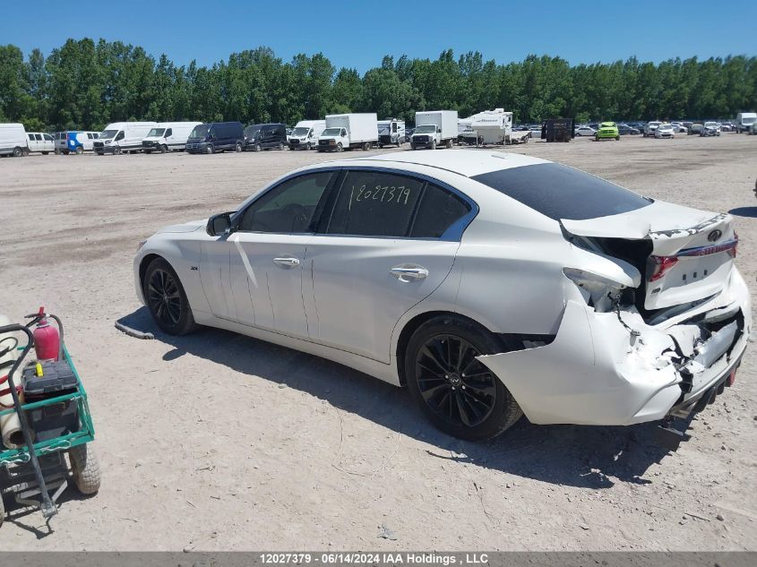 2018 Infiniti Q50 VIN: JN1EV7ARXJM433044 Lot: 12027379