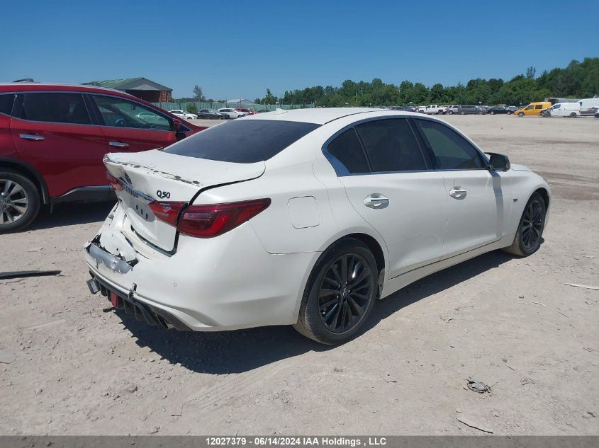 2018 Infiniti Q50 VIN: JN1EV7ARXJM433044 Lot: 12027379