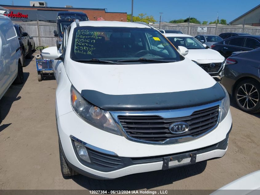 2011 Kia Sportage VIN: KNDPCCA2XB7051619 Lot: 12027384
