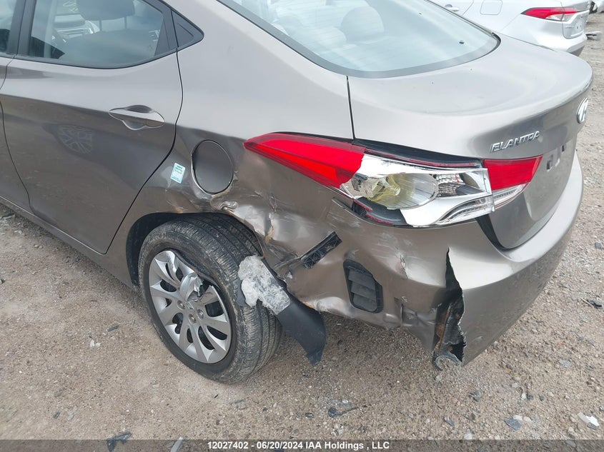 2012 Hyundai Elantra Gls/Limited VIN: 5NPDH4AE2CH129330 Lot: 12027402