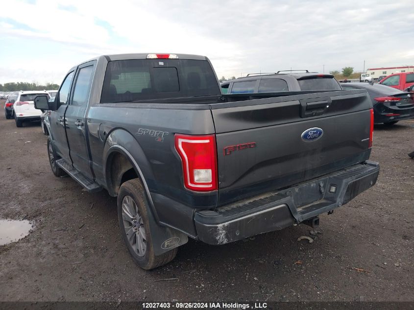 2016 Ford F-150 VIN: 1FTFW1EF9GFC87440 Lot: 12027403