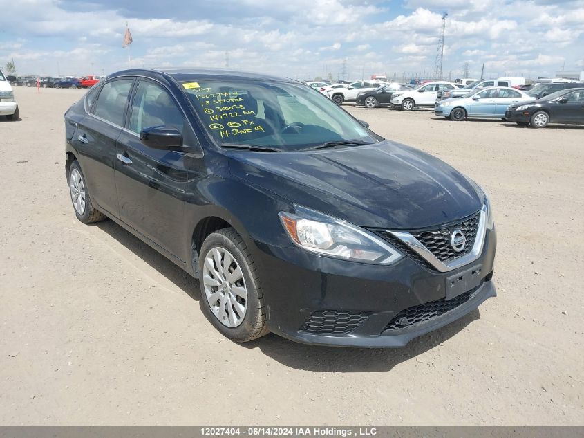 2018 Nissan Sentra VIN: 3N1AB7AP1JY300028 Lot: 12027404