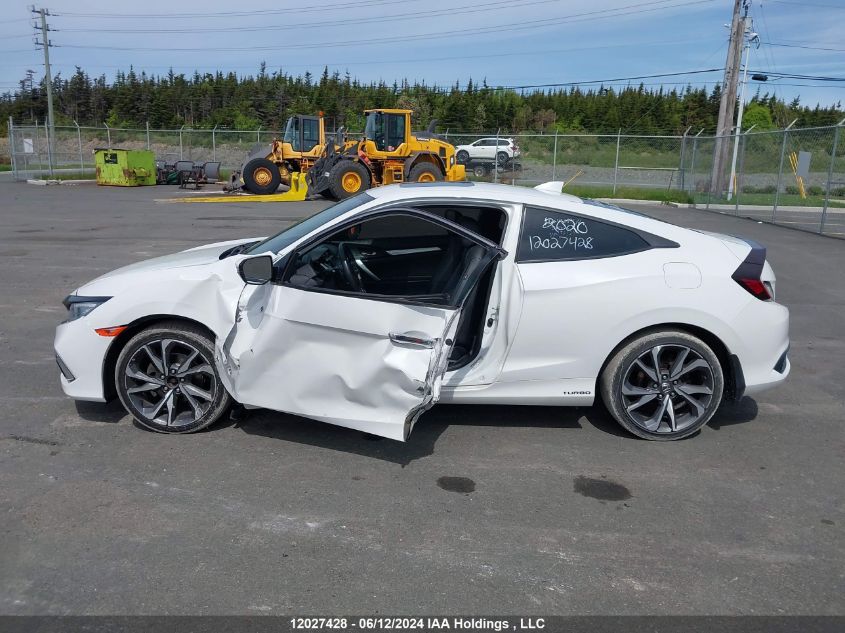 2020 Honda Civic VIN: 2HGFC3B92LH450216 Lot: 12027428
