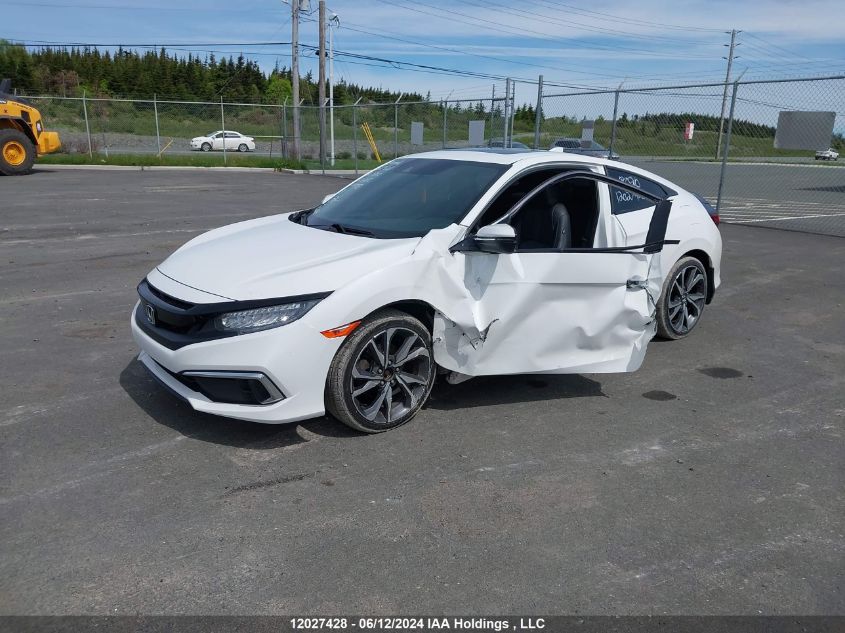 2020 Honda Civic VIN: 2HGFC3B92LH450216 Lot: 12027428