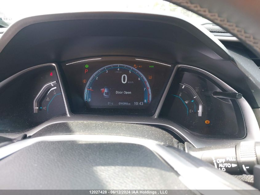 2020 Honda Civic VIN: 2HGFC3B92LH450216 Lot: 12027428