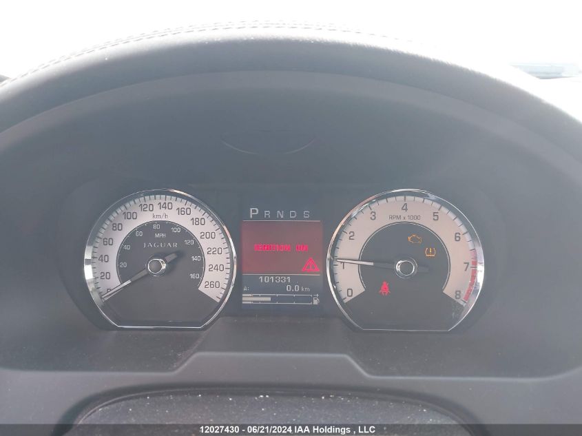 2011 Jaguar Xf VIN: SAJXA0GB8BLR80311 Lot: 12027430