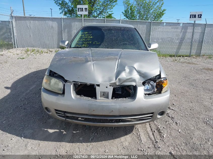 2005 Nissan Sentra VIN: 3N1CB51D35L586390 Lot: 12027433