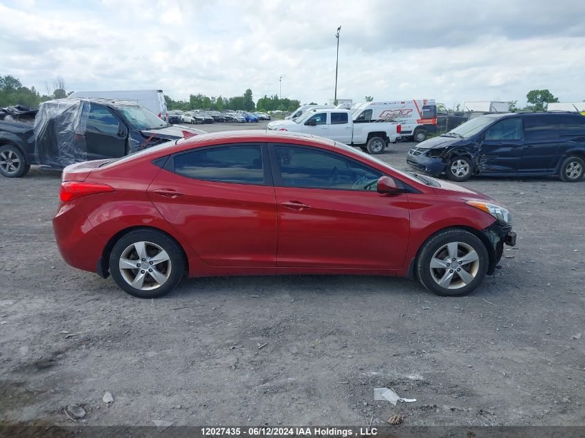 2013 Hyundai Elantra VIN: 5NPDH4AE0DH152624 Lot: 12027435