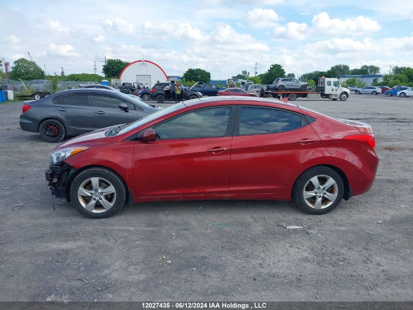 2013 Hyundai Elantra VIN: 5NPDH4AE0DH152624 Lot: 12027435