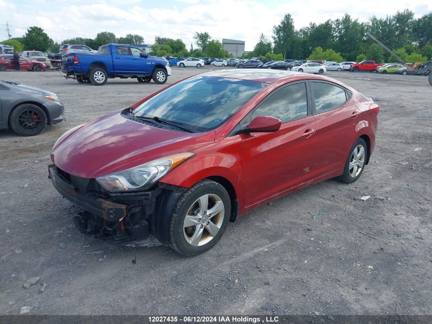 2013 Hyundai Elantra VIN: 5NPDH4AE0DH152624 Lot: 12027435