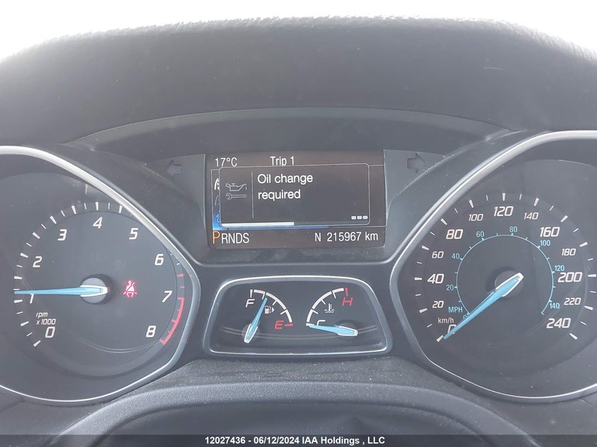 2014 Ford Focus Titanium VIN: 1FADP3J26EL242771 Lot: 12027436