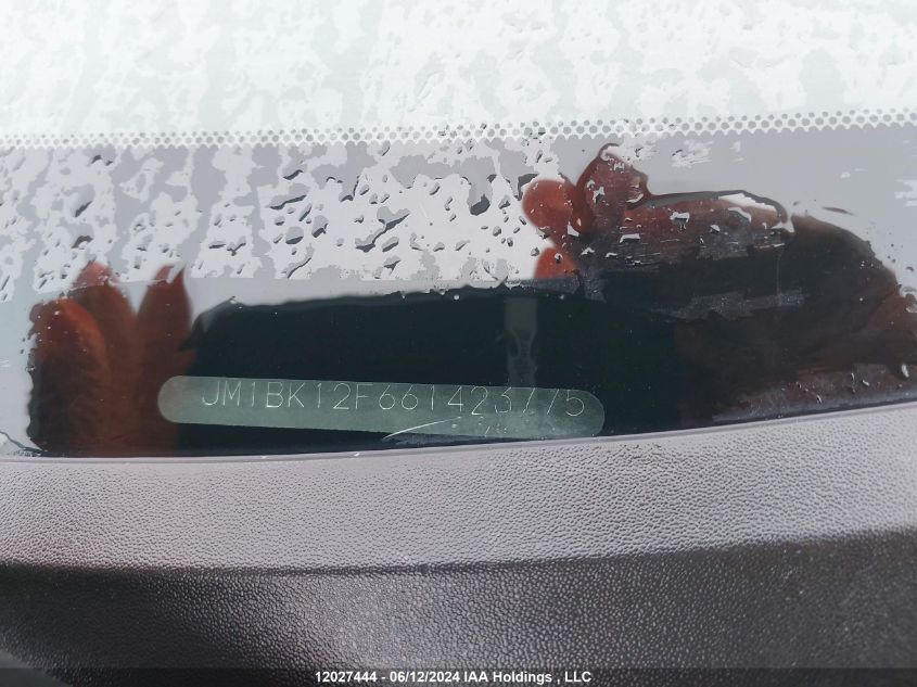 2006 Mazda Mazda3 VIN: JM1BK12F661423775 Lot: 12027444