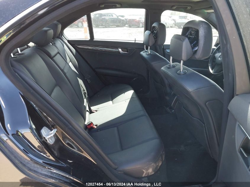 2011 Mercedes-Benz C-Class VIN: WDDGF8FB6BF586908 Lot: 12027454