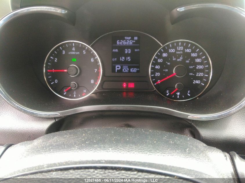 2015 Kia Forte VIN: KNAFK4A67F5393678 Lot: 12027455