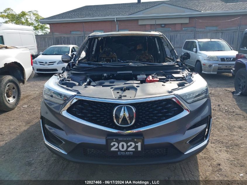 2021 Acura Rdx VIN: 5J8TC2H59ML806506 Lot: 12027465