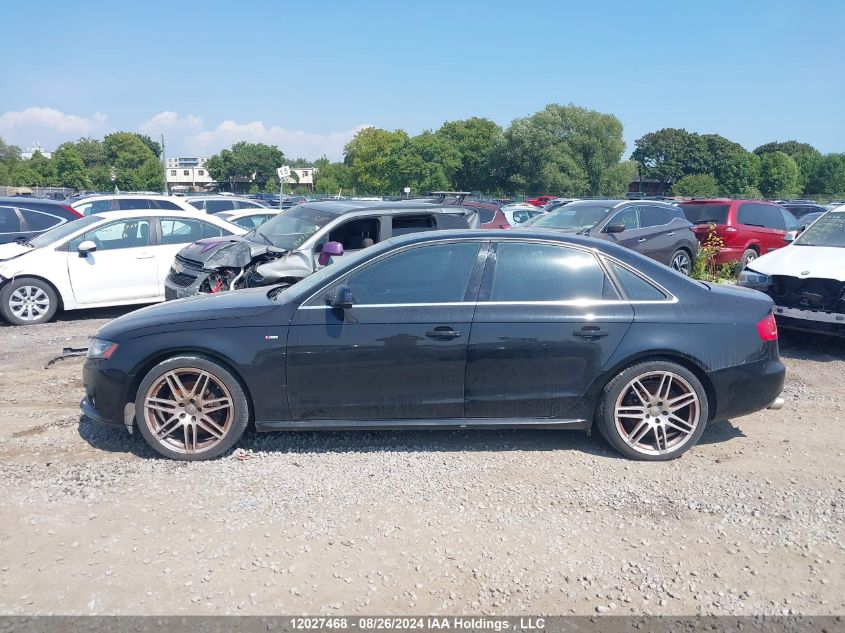 2011 Audi A4 VIN: WAUFFCFL0BN025849 Lot: 12027468