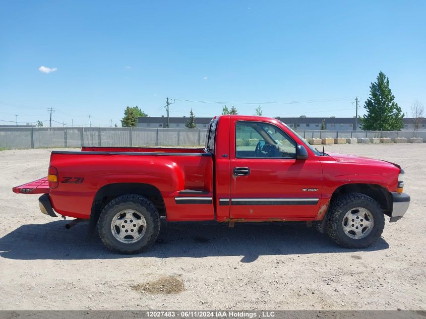 1999 Chevrolet Silverado 1500 VIN: 1GCEK14T3XZ140334 Lot: 12027483