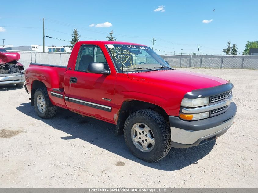 1999 Chevrolet Silverado 1500 VIN: 1GCEK14T3XZ140334 Lot: 12027483