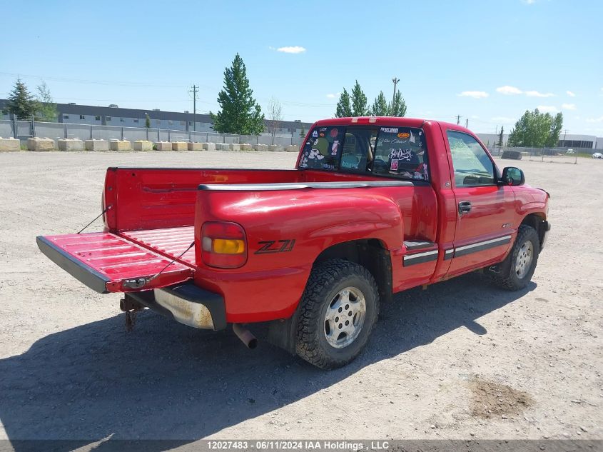 1999 Chevrolet Silverado 1500 VIN: 1GCEK14T3XZ140334 Lot: 12027483