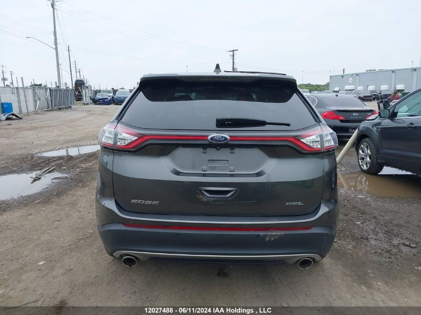 2017 Ford Edge Sel VIN: 2FMPK3J8XHBB65364 Lot: 12027488