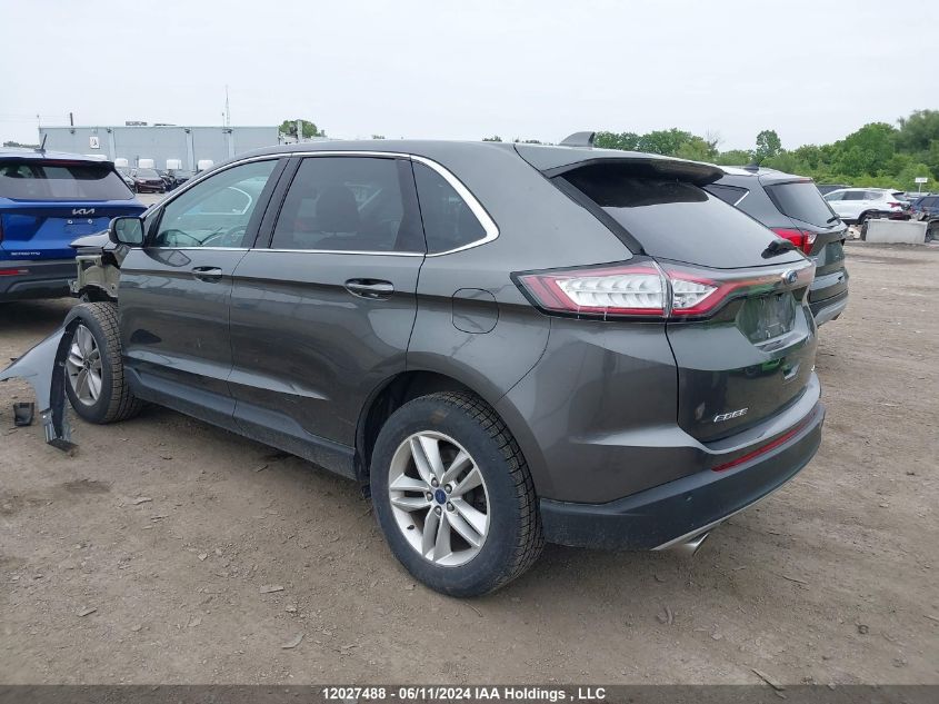 2017 Ford Edge Sel VIN: 2FMPK3J8XHBB65364 Lot: 12027488