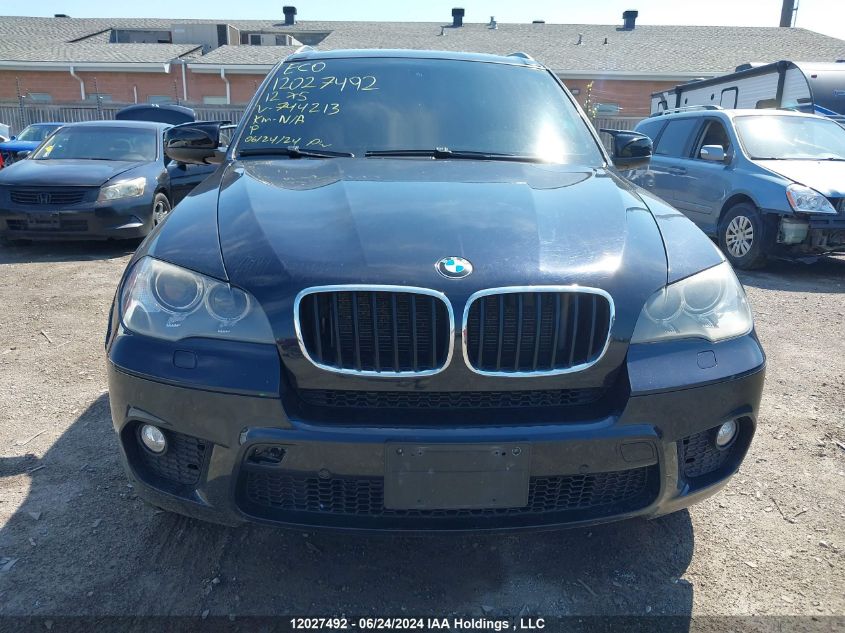 2012 BMW X5 VIN: 5UXZV4C58CL744213 Lot: 12027492