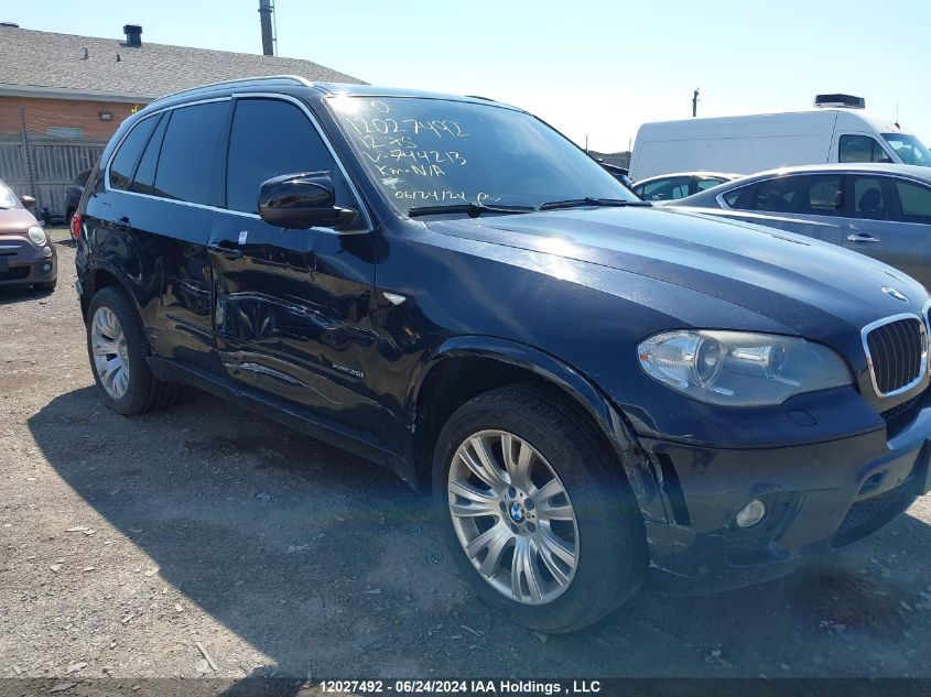 2012 BMW X5 VIN: 5UXZV4C58CL744213 Lot: 12027492