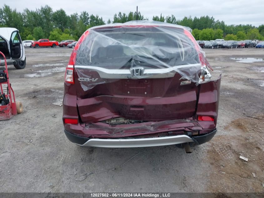 2016 Honda Cr-V VIN: 2HKRM4H59GH126891 Lot: 12027502