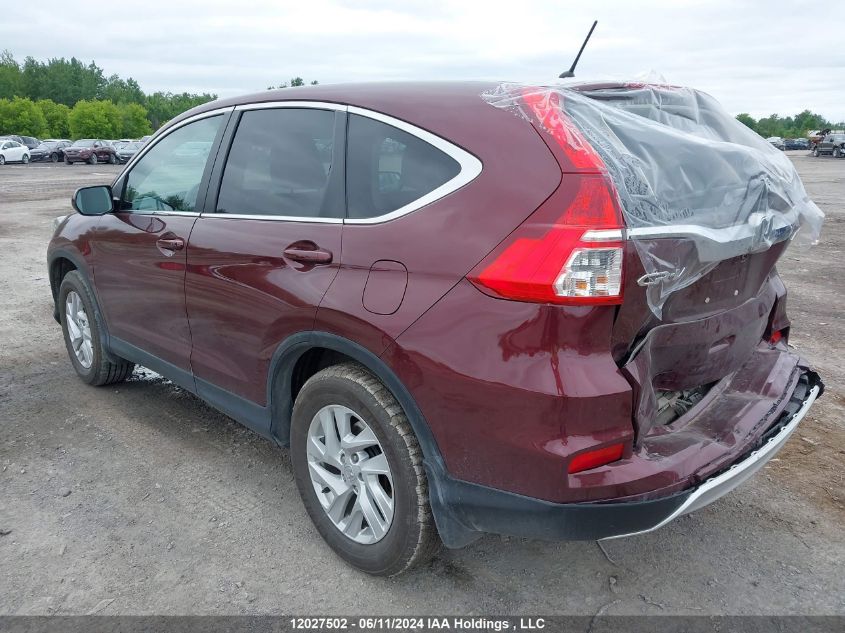 2016 Honda Cr-V VIN: 2HKRM4H59GH126891 Lot: 12027502