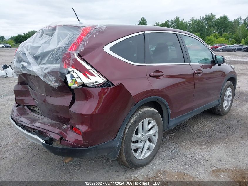 2016 Honda Cr-V VIN: 2HKRM4H59GH126891 Lot: 12027502