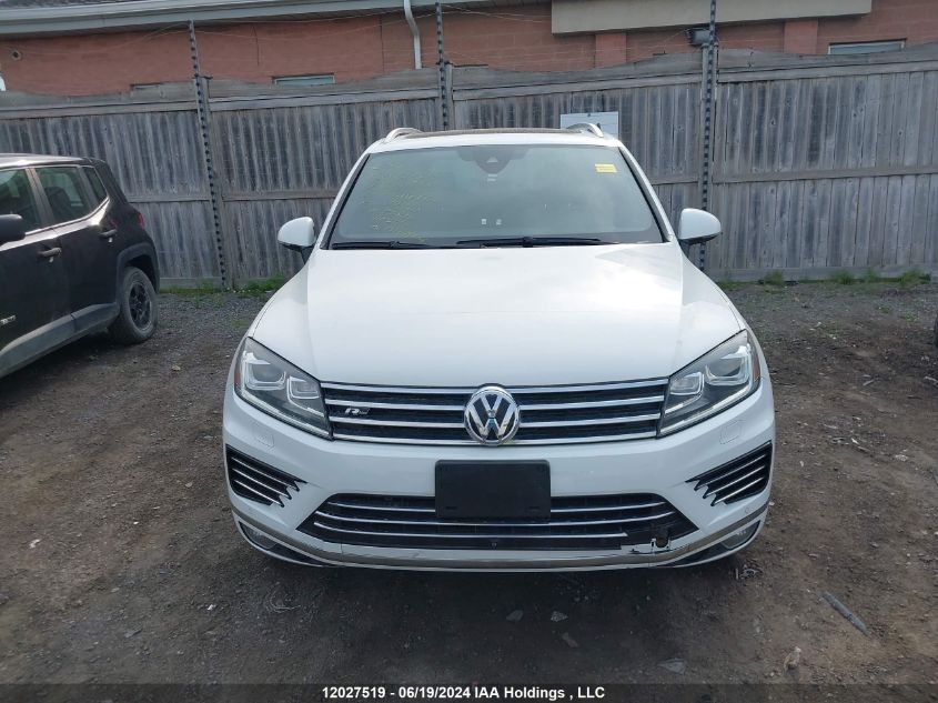 2017 Volkswagen Touareg Execline W/ R-Line VIN: WVGHF7BP6HD000850 Lot: 12027519